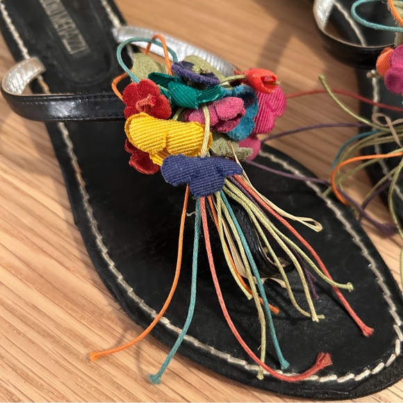 Claudio Merazzi Floral Embellished Sandals - Picture 3 of 4